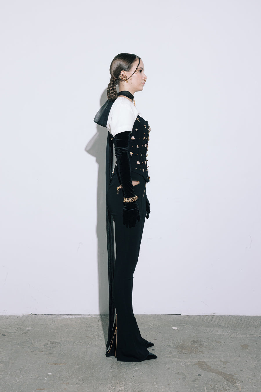 SKINNY PANTS WITH A FLARE