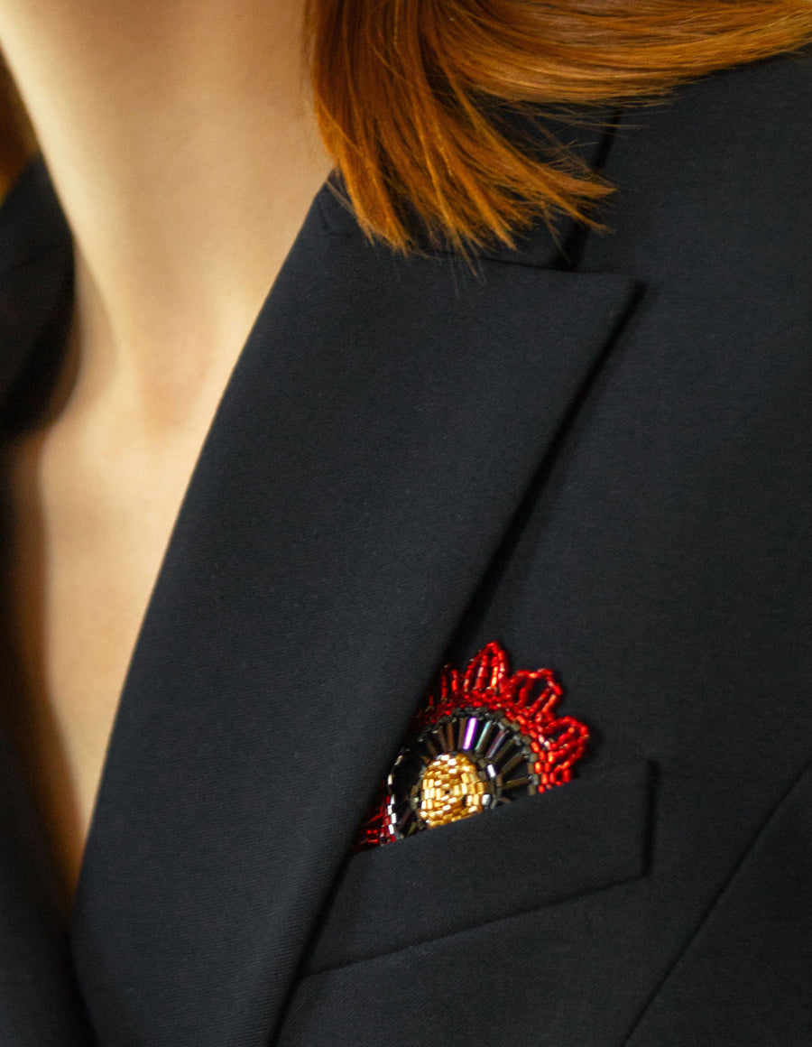 DOUBLE-BREASTED NEW LOOK JACKET in blue