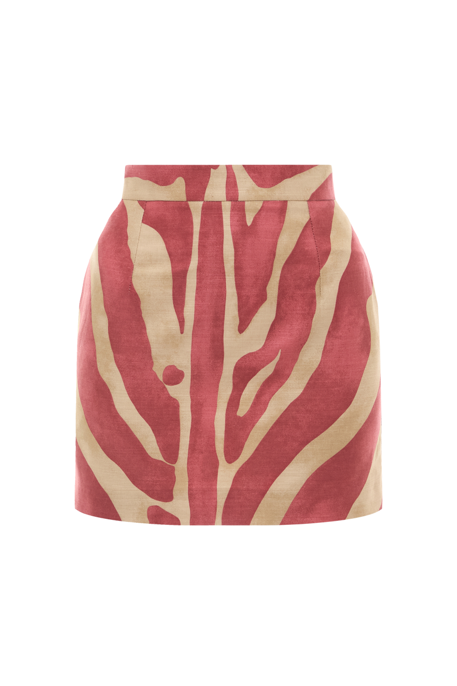 Monstera Linen Skirt