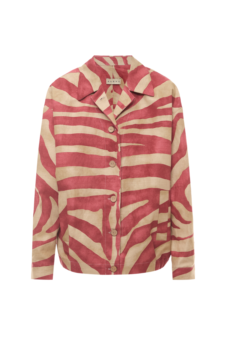 Monstera Linen Bomber