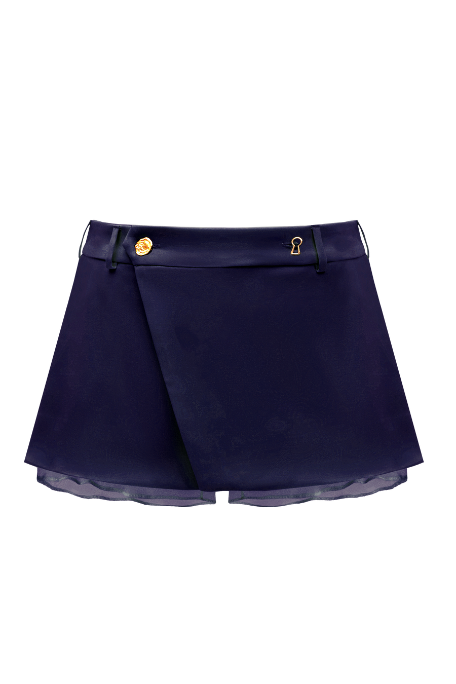 NEW LOOK WRAP SKIRT-SHORTS in blue