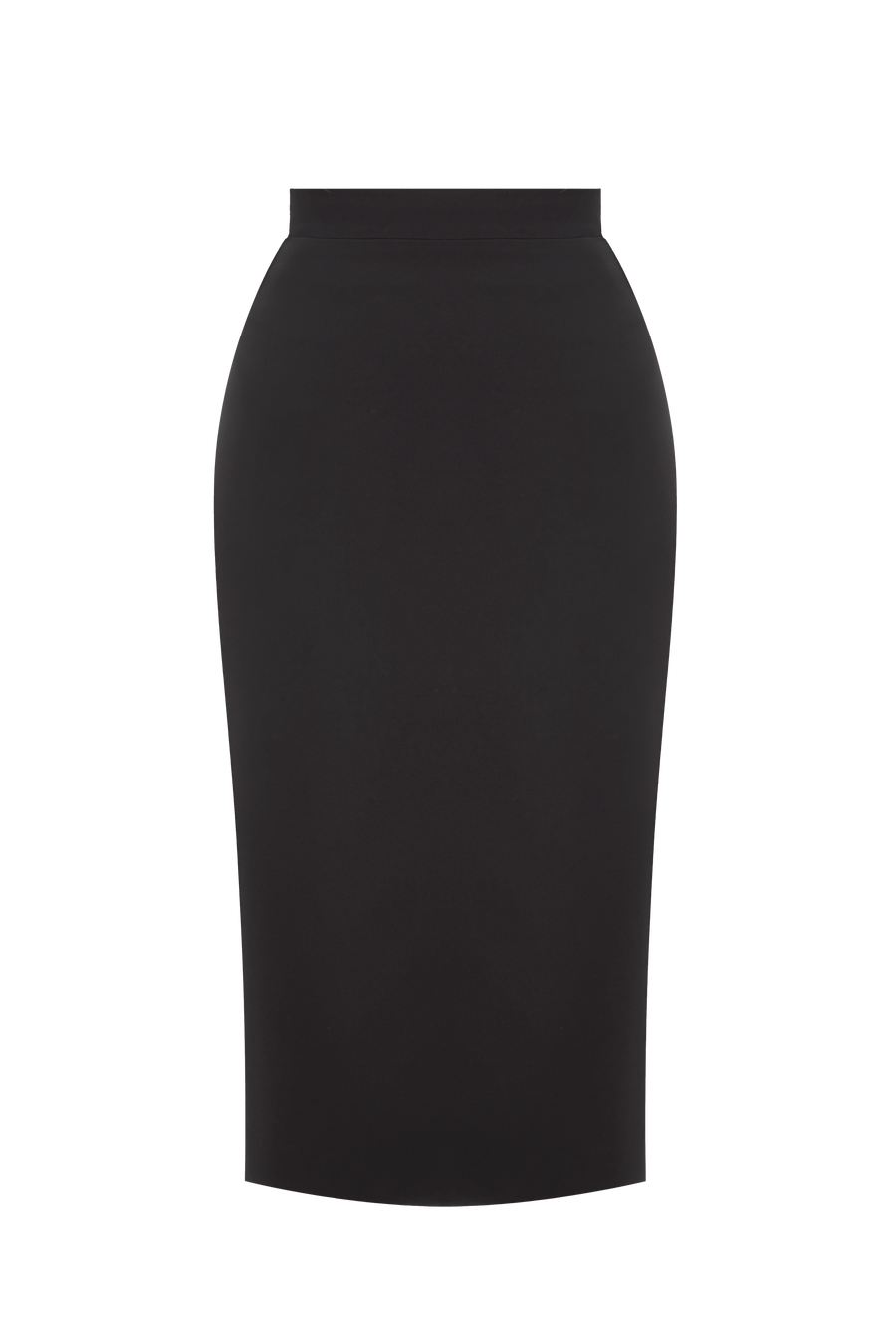 PENSIL SHIRT WITH PLEATS