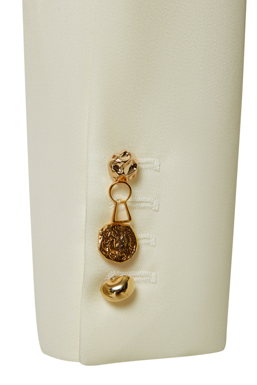 DOUBLE-BREASTED NEW LOOK JACKET in milk