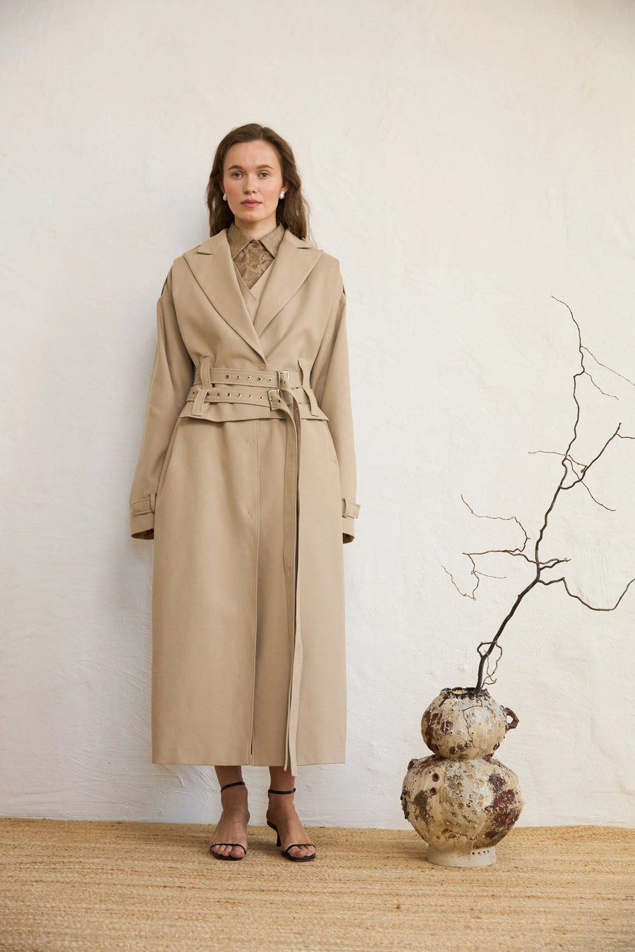 Kimono Trench & Vest set