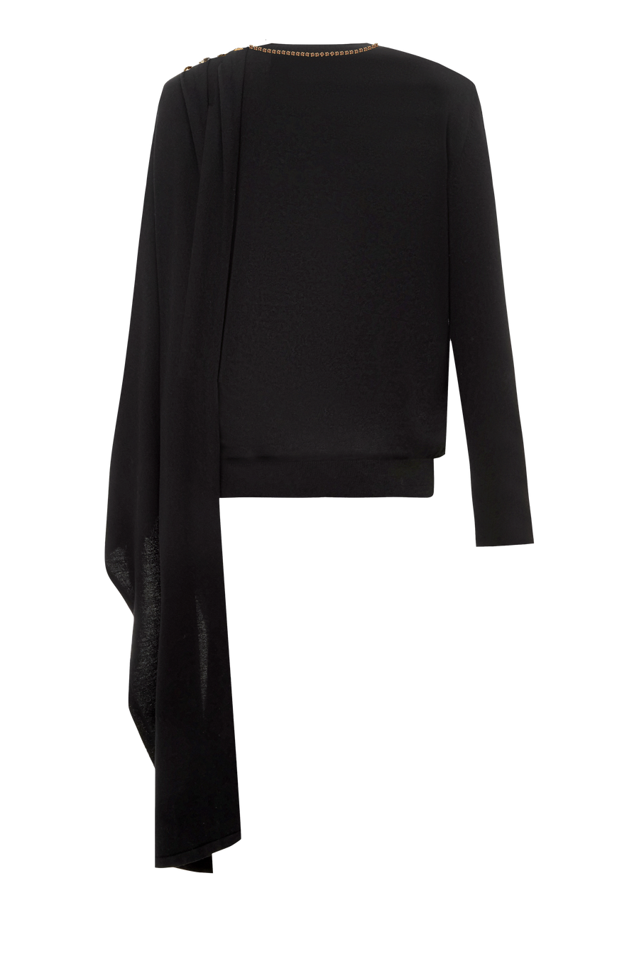 SWEATER-SCARF in black