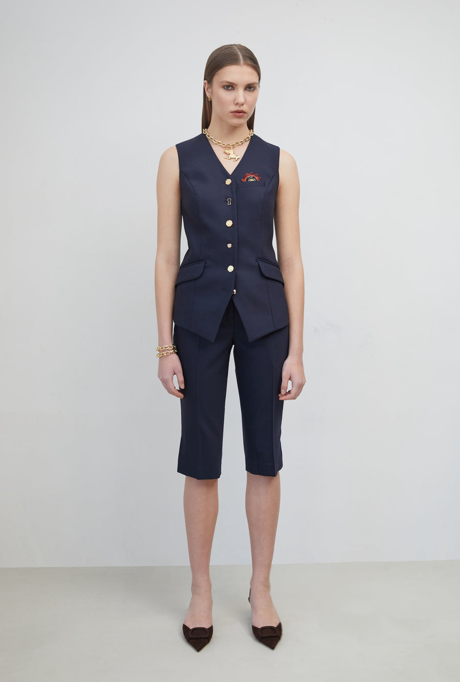 NEW LOOK CAPRI PANTS in blue