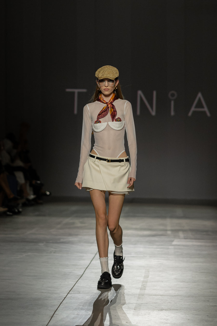 NEW LOOK WRAP SKIRT-SHORTS in milk