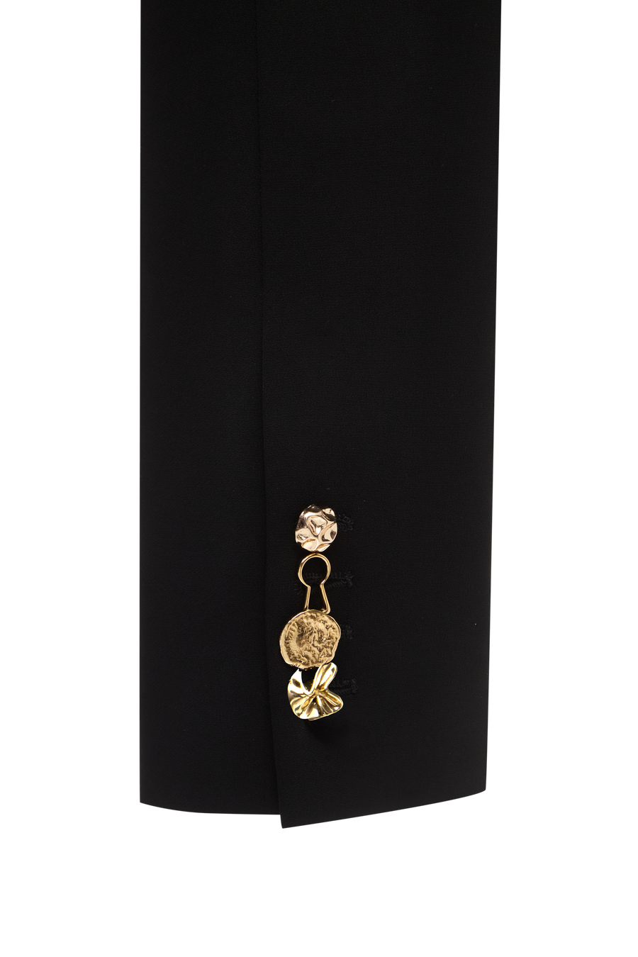 Asymmetrical jacket in black