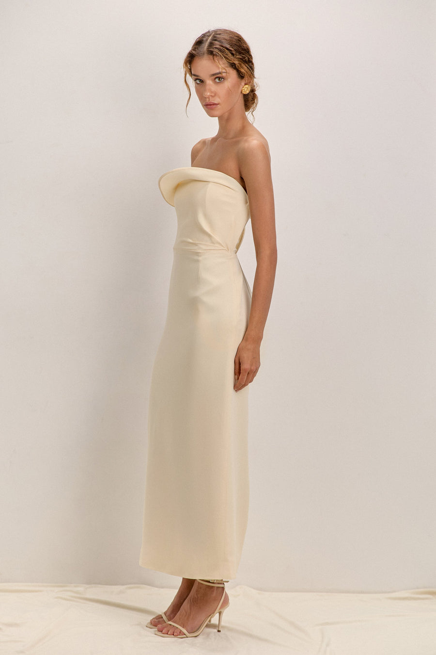 Milk Midi Dress Sofia