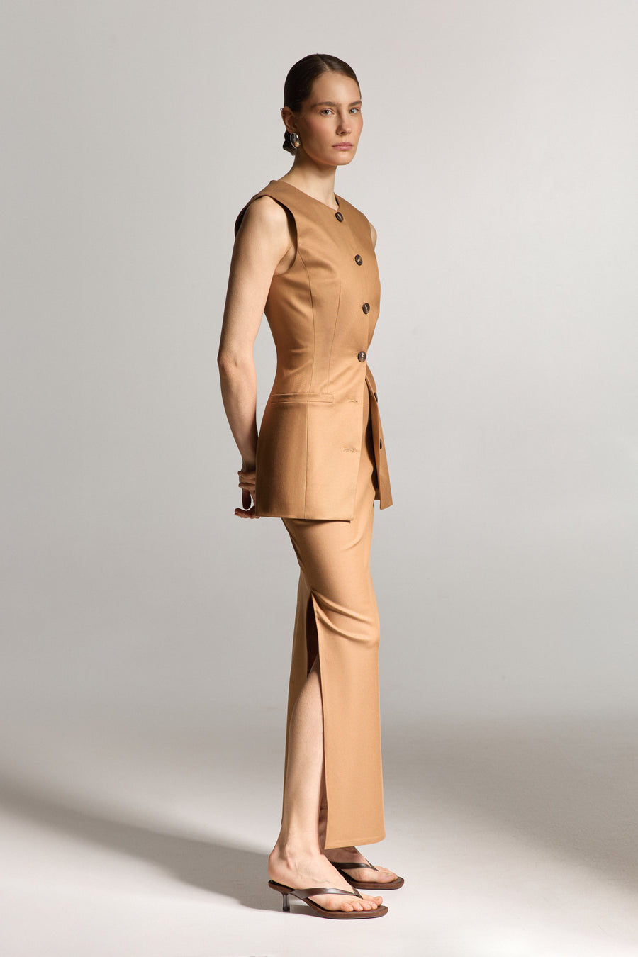 Cappuccino Maxi Skirt