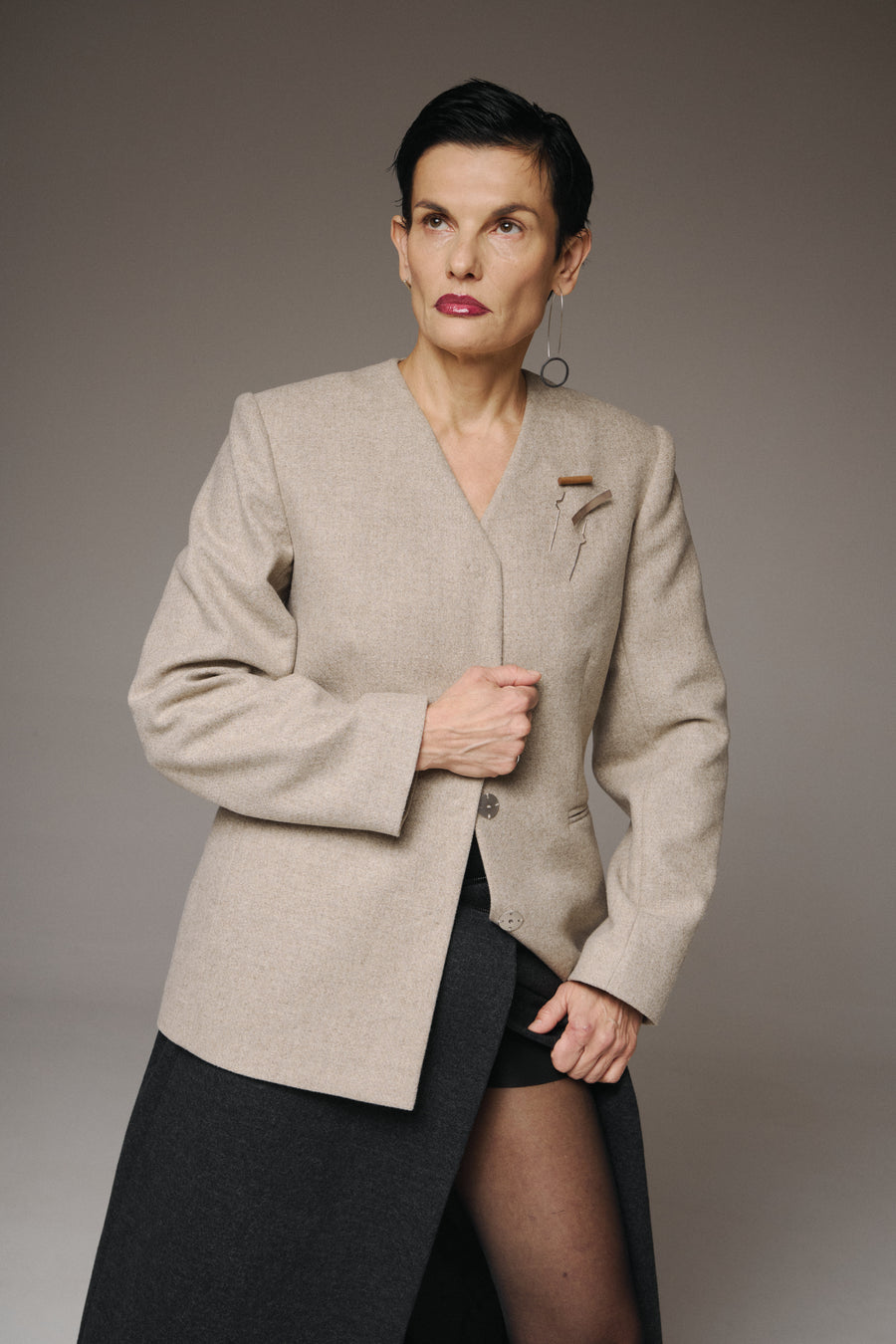 Fitted Wool Jacket