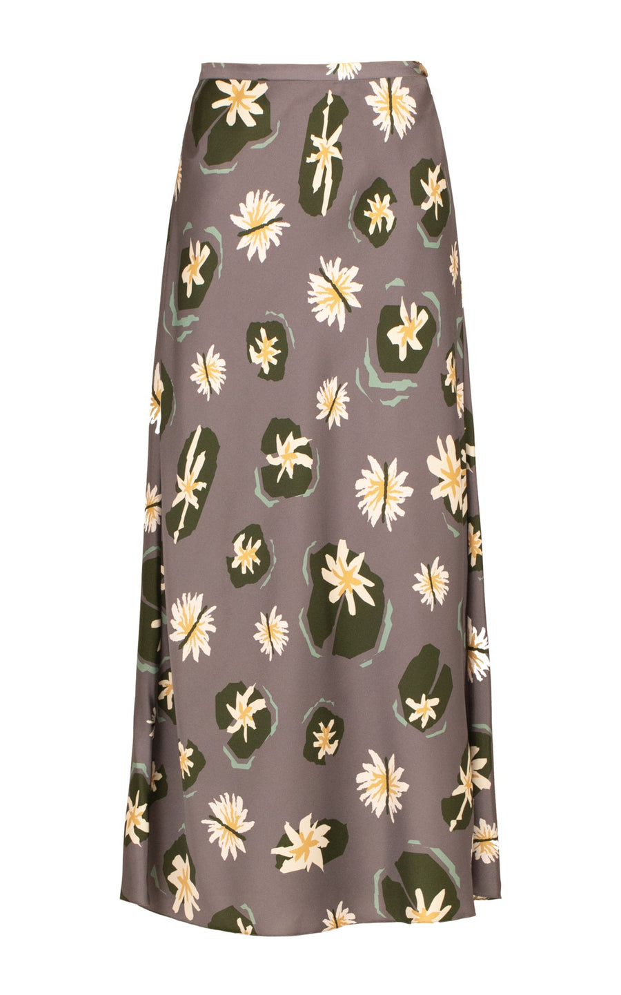 Signature elasticated-back floral-print skirt