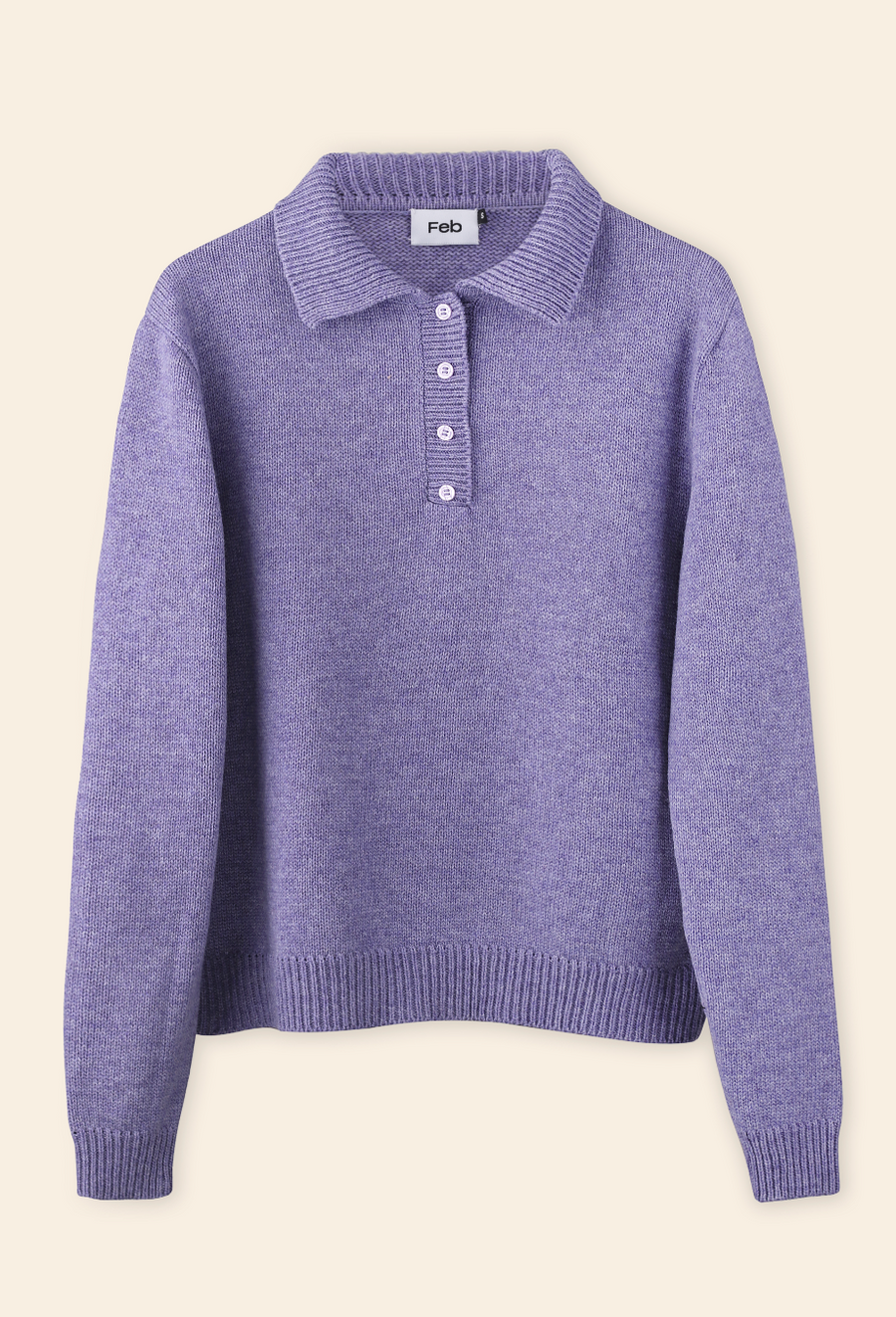 Lilac polo sweater