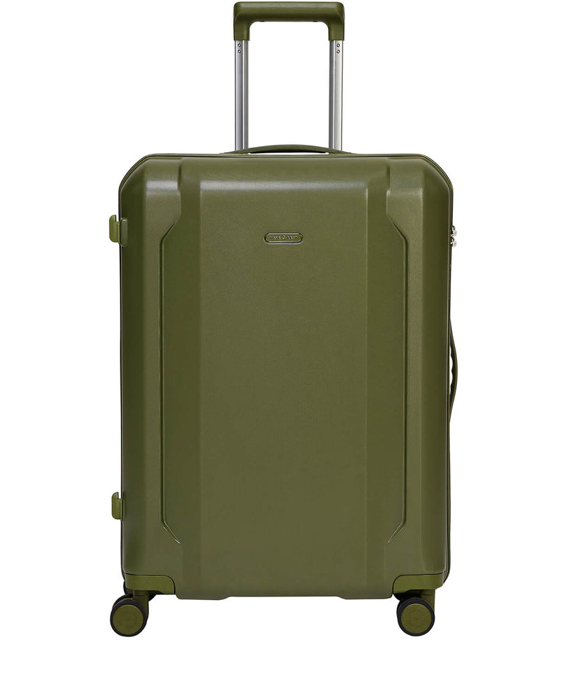 Suitcase with built-in weights