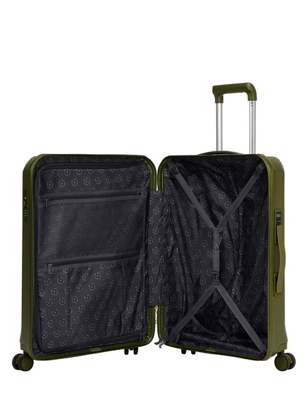 Suitcase with built-in weights