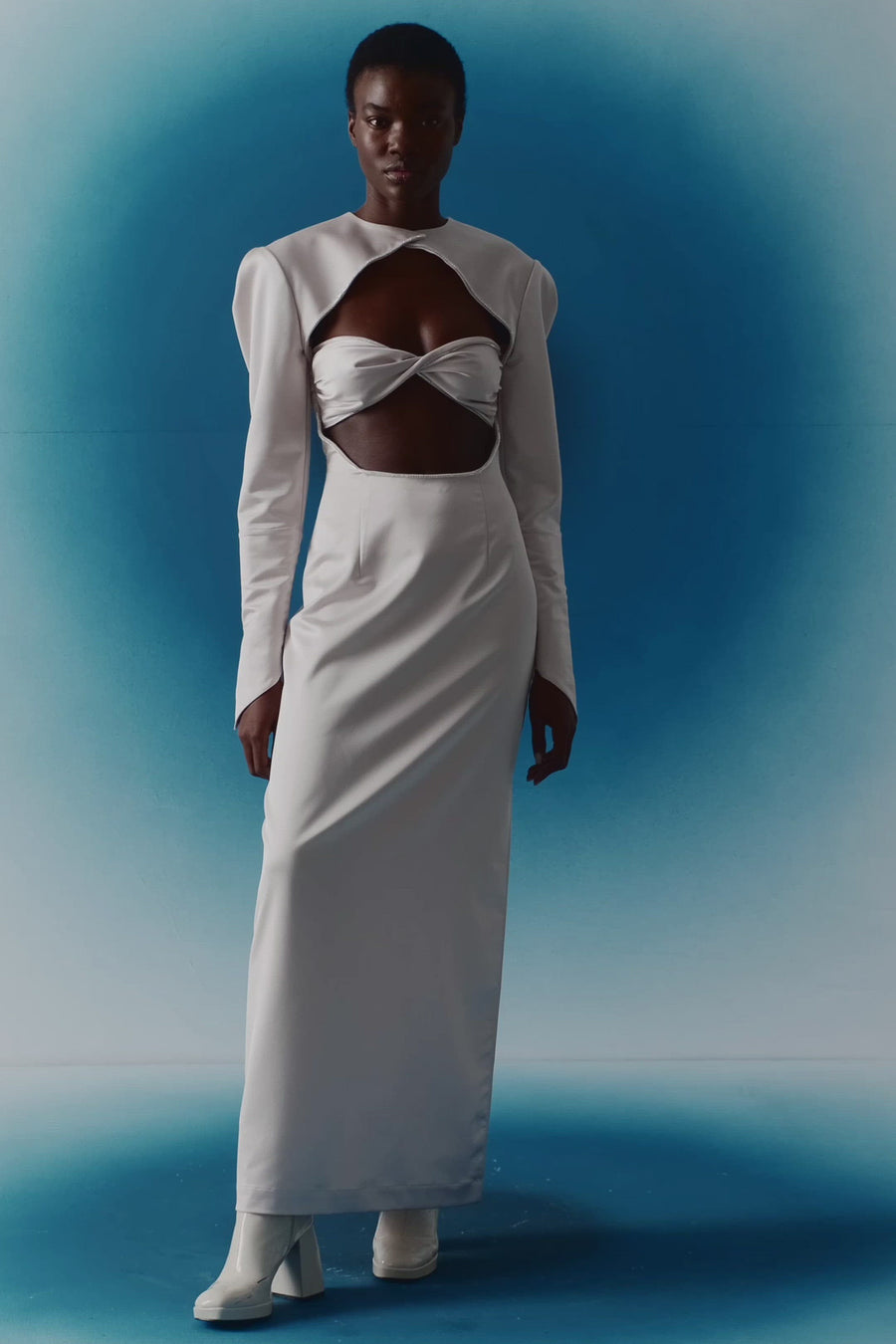 J'amemme Athena Ivory Dress