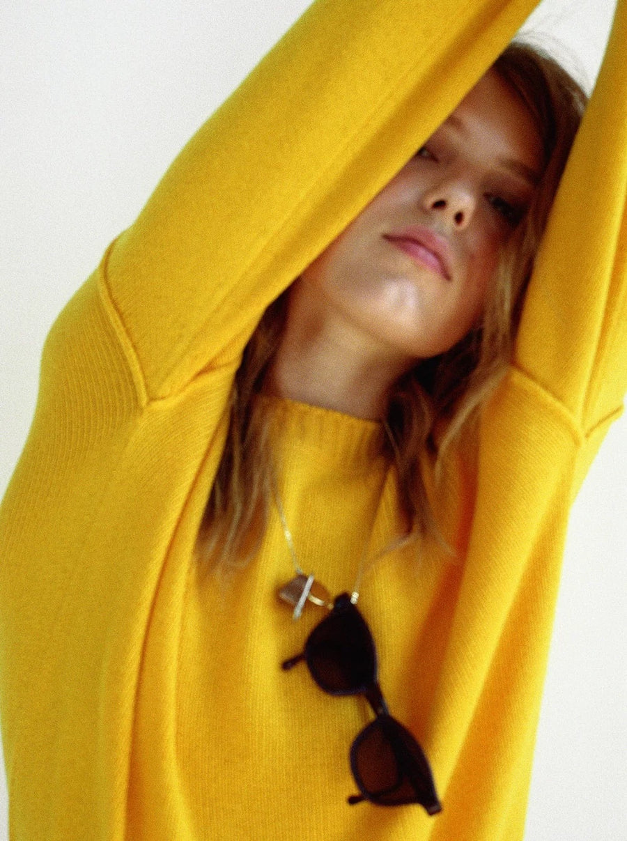 Yellow Merino Sweater
